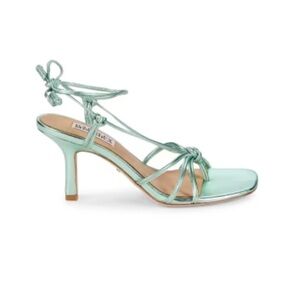 Badgley Mischka Collection Mint Green Strappy Sandals